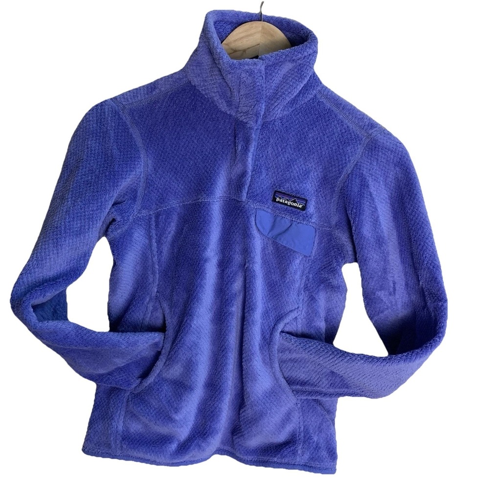 Patagonia fleece women's sweater Re-Tool Snap-T Pullover Lavender Purple XXS